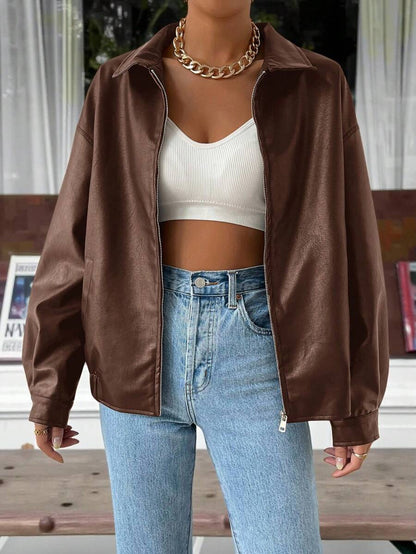 Women's Oversized Drop Shoulder Jacket