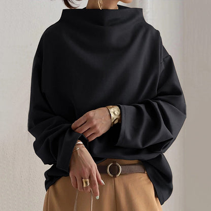 Women's Oversized High Neck Sweater