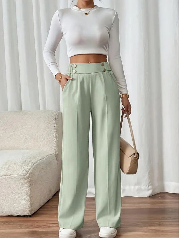 Women's High Waisted Trousers