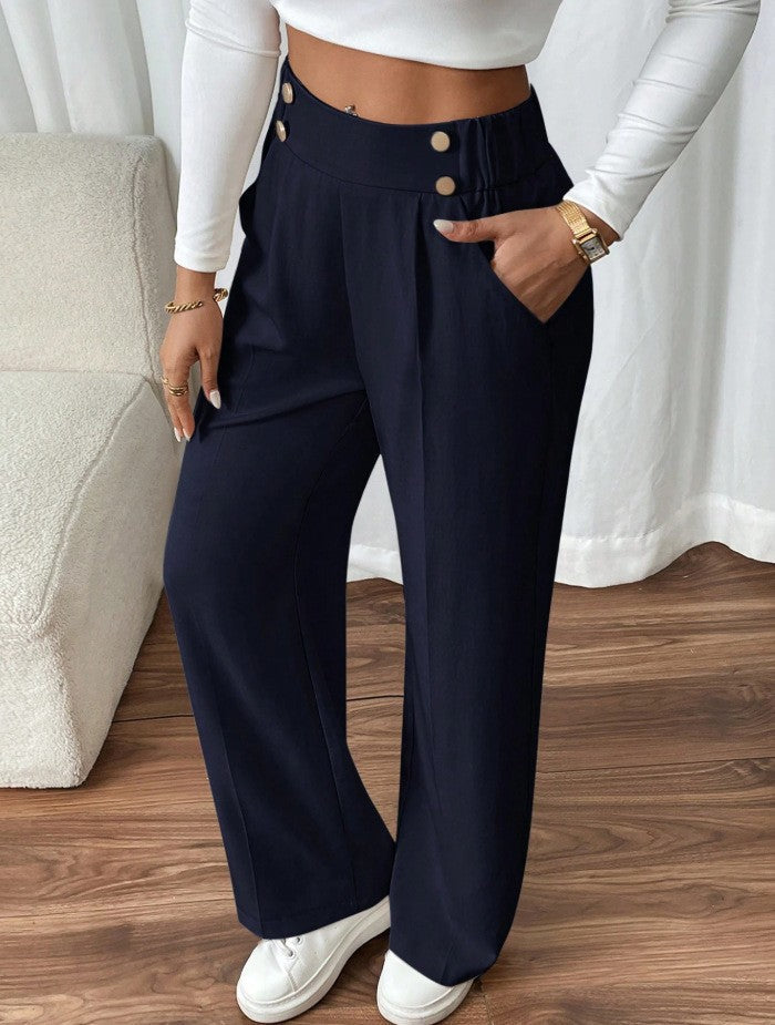 Women's High Waisted Trousers
