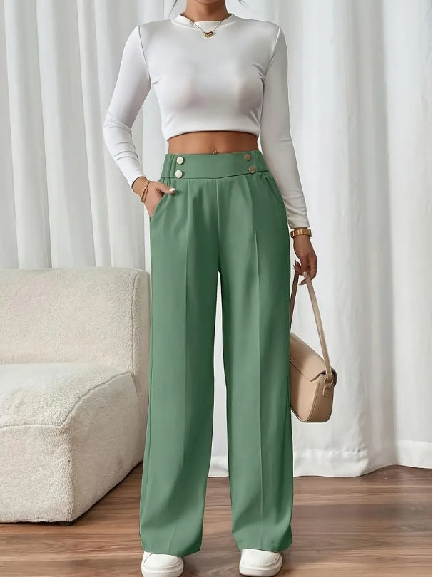Women's High Waisted Trousers