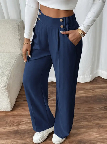 Women's High Waisted Trousers