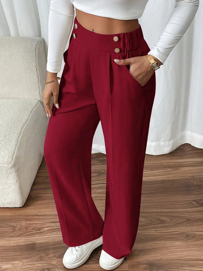 Women's High Waisted Trousers