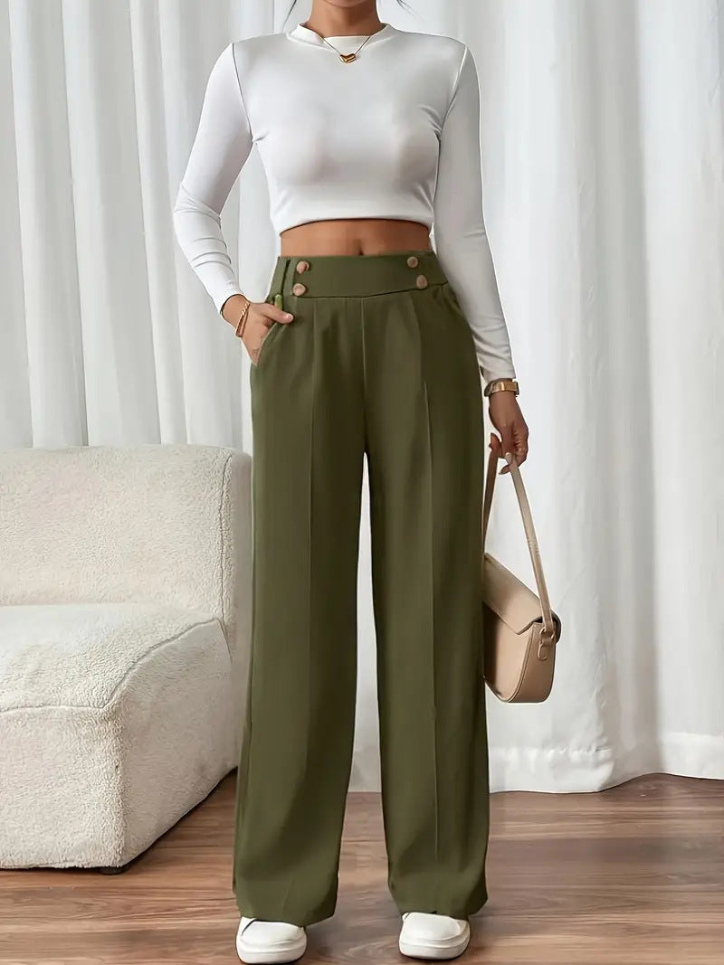 Women's High Waisted Trousers