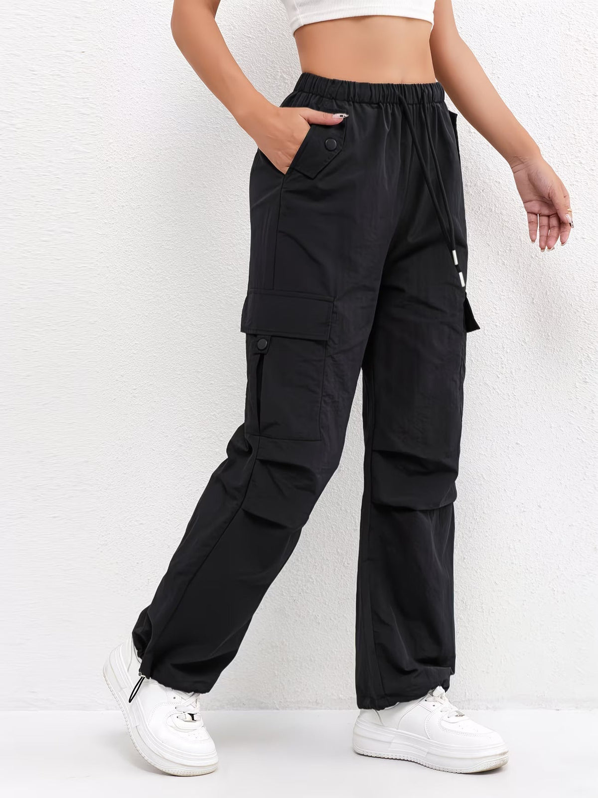 Women's Relaxed Casual Cargo Trousers