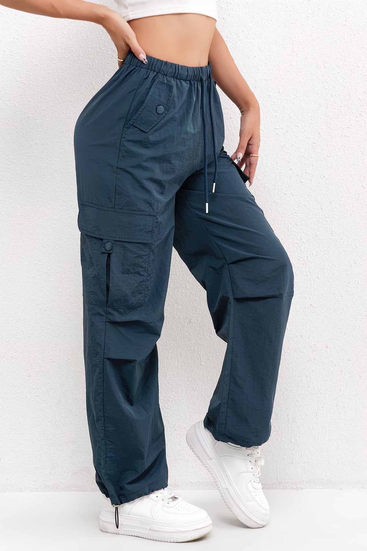 Women's Relaxed Casual Cargo Trousers