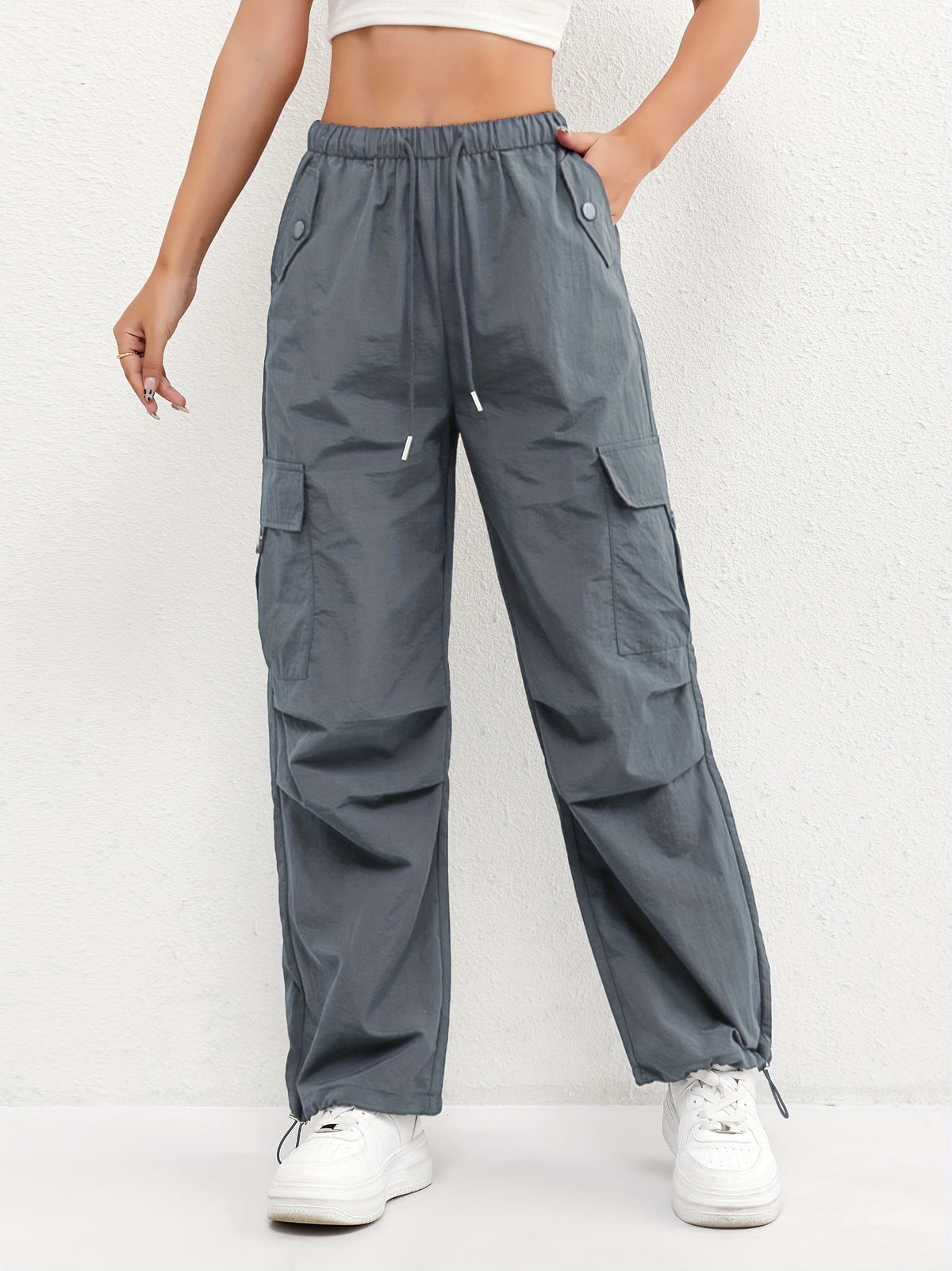 Women's Relaxed Casual Cargo Trousers