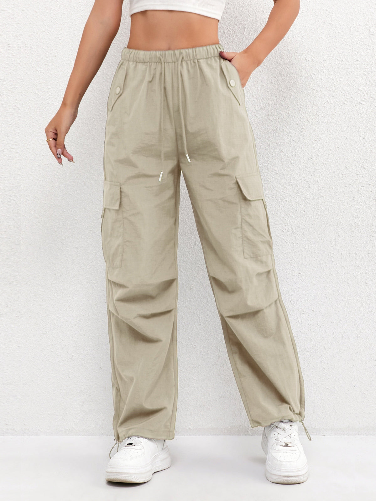 Women's Relaxed Casual Cargo Trousers