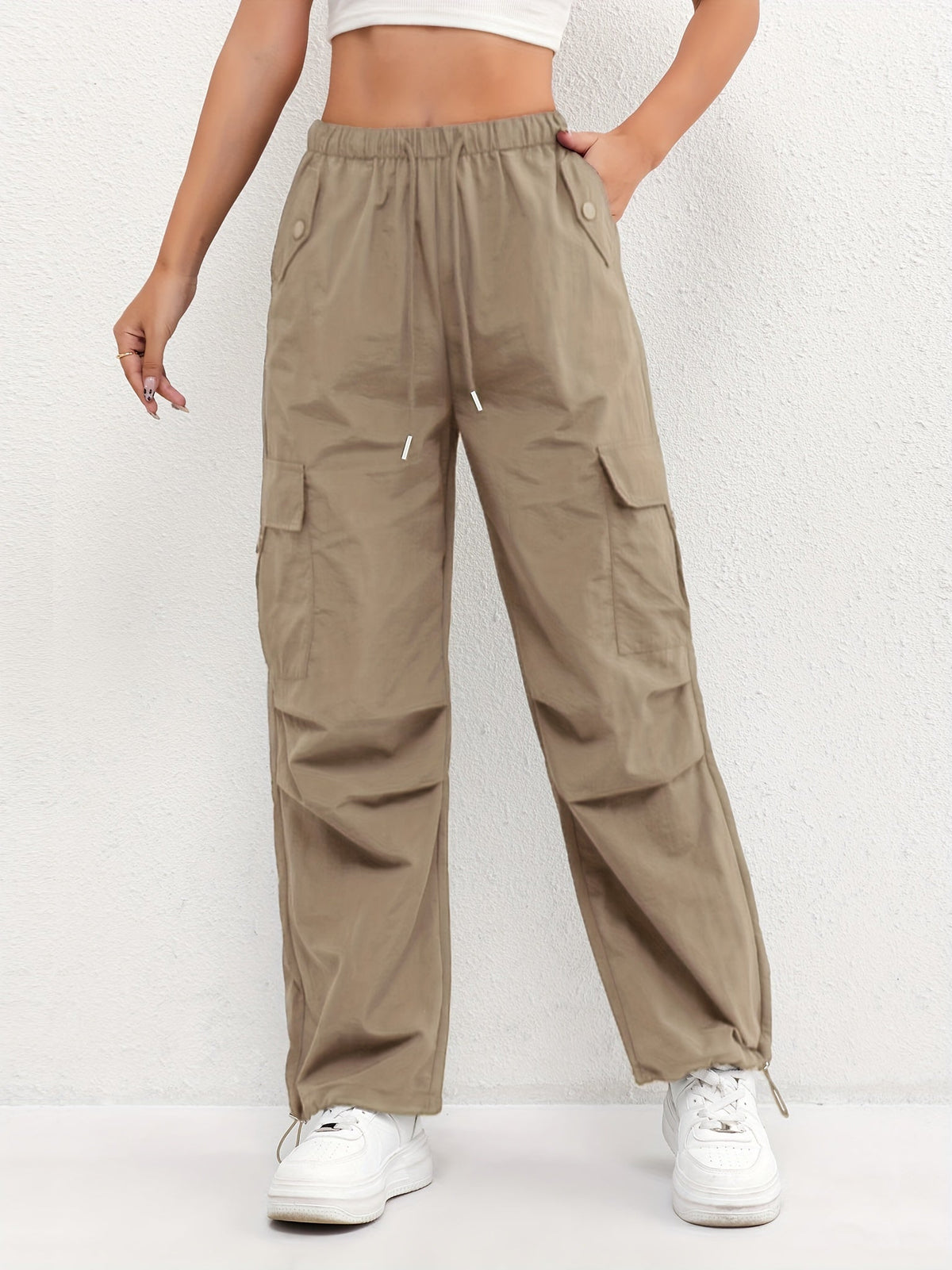 Women's Relaxed Casual Cargo Trousers