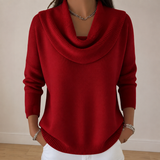 Women's Draped Cowl Neck Sweater