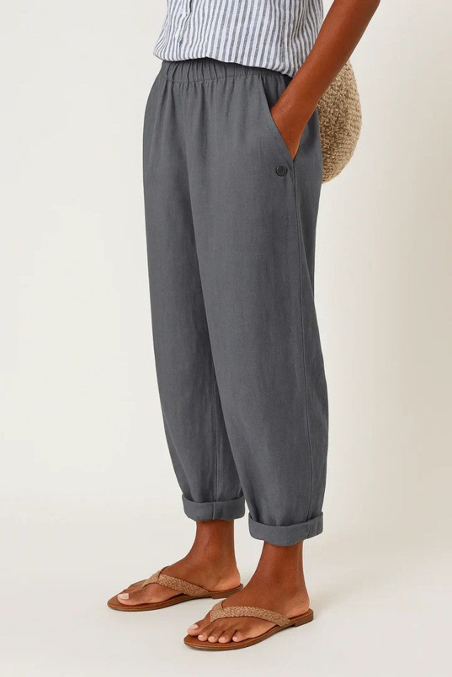 Women's Relaxed Linen Casual Trousers