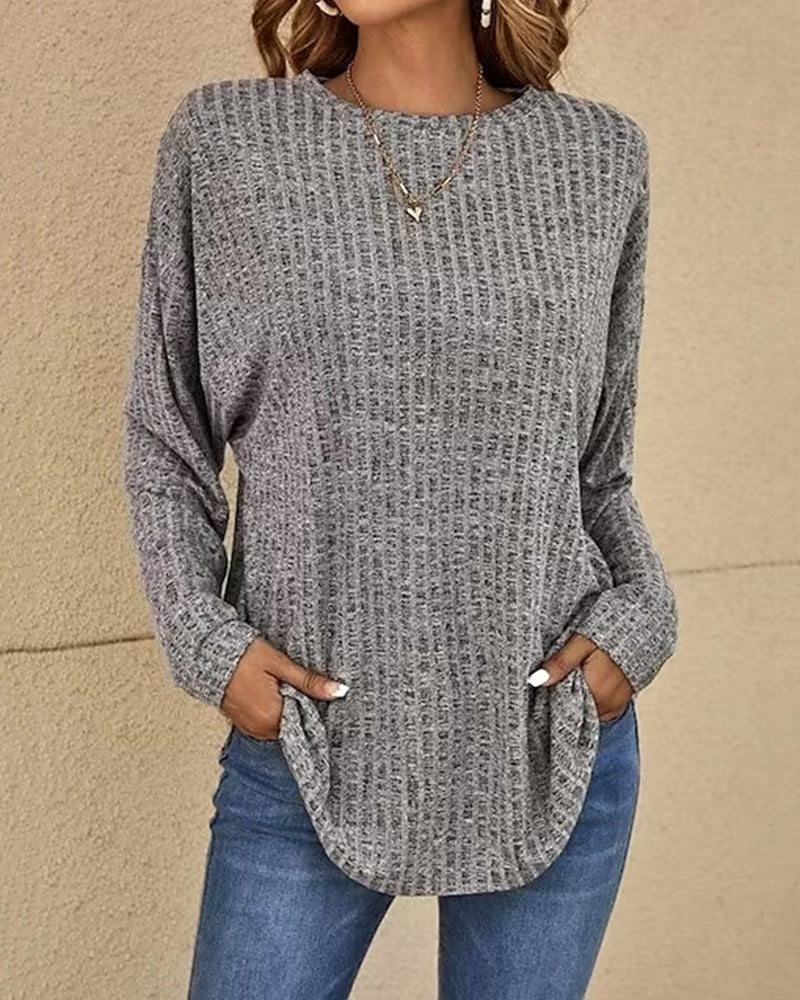 Women's Waffle Knit Pocket Top