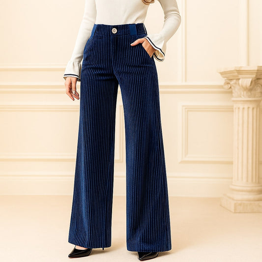 Women's Retro Wide Leg Corduroys