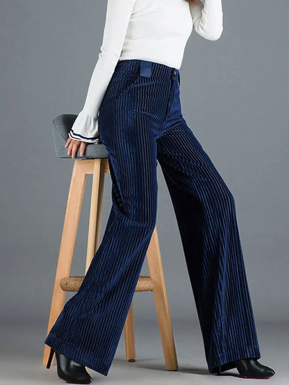 Women's Wide Corduroy Trousers