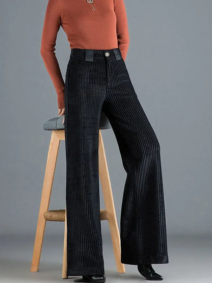 Women's Wide Corduroy Trousers