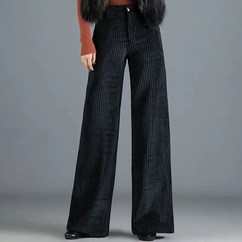 Women's Wide Corduroy Trousers