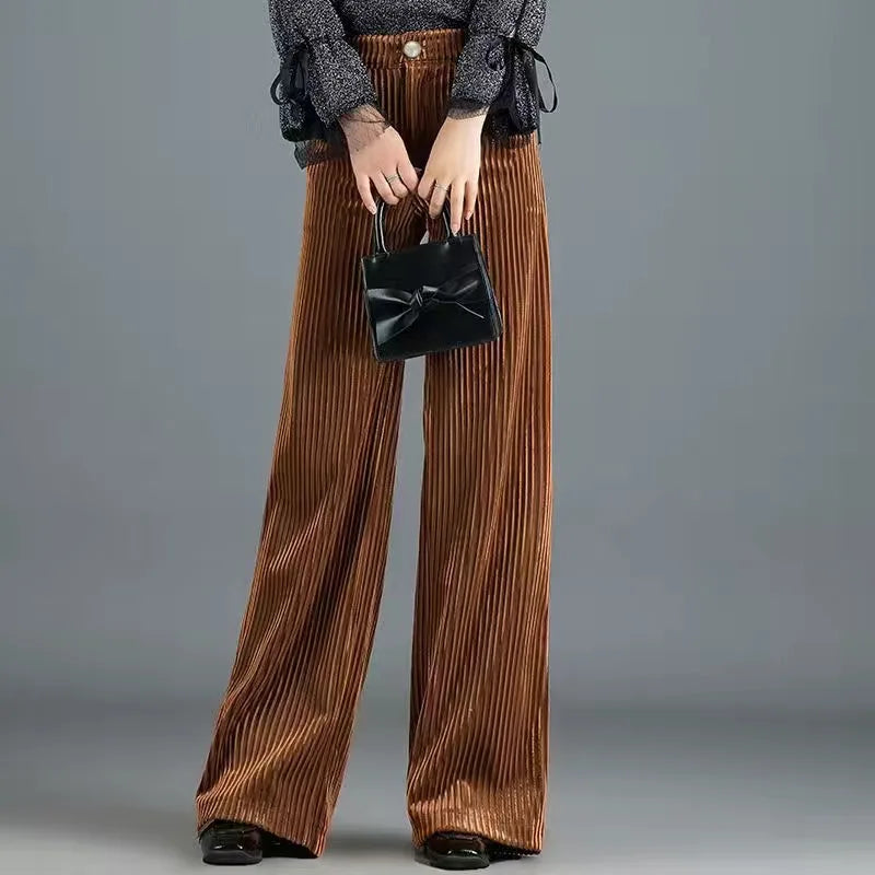 Women's Wide Corduroy Trousers