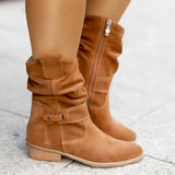 Women's Slouch Suede Mid-Calf Boots