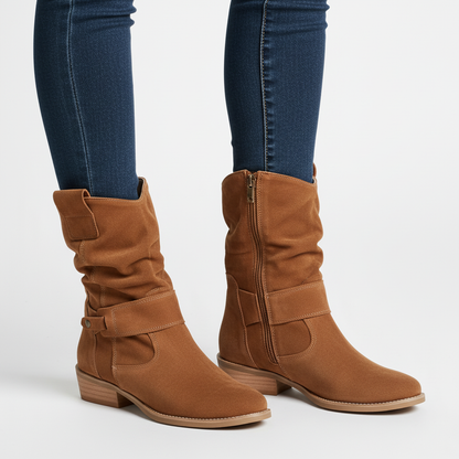 Women's Slouchy Suede Ankle Boots