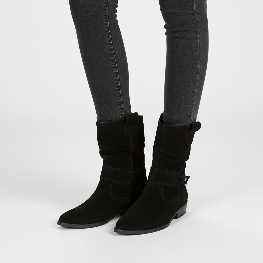 Women's Slouchy Suede Ankle Boots