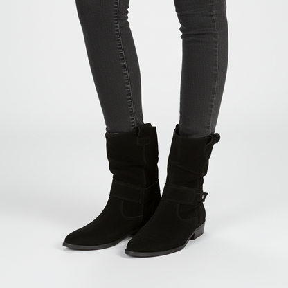 Women's Slouchy Suede Ankle Boots