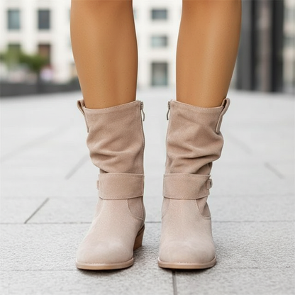 Women's Slouchy Suede Ankle Boots
