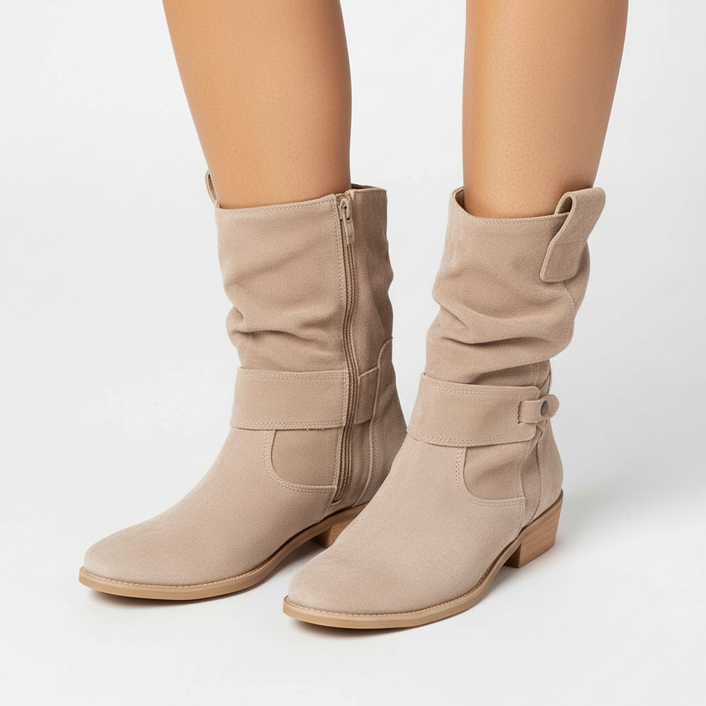 Women's Slouchy Suede Ankle Boots
