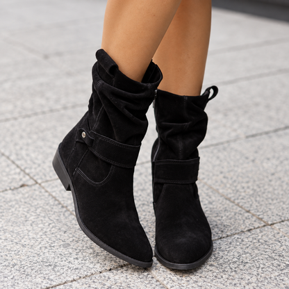 Women's Slouch Suede Ankle Boots