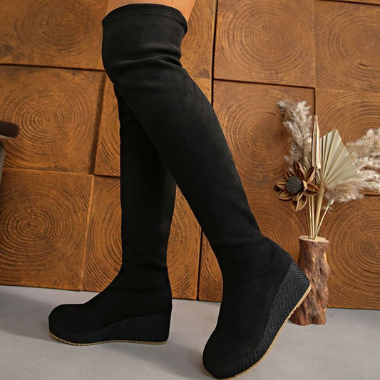 Women's Suede Over Knee Boots