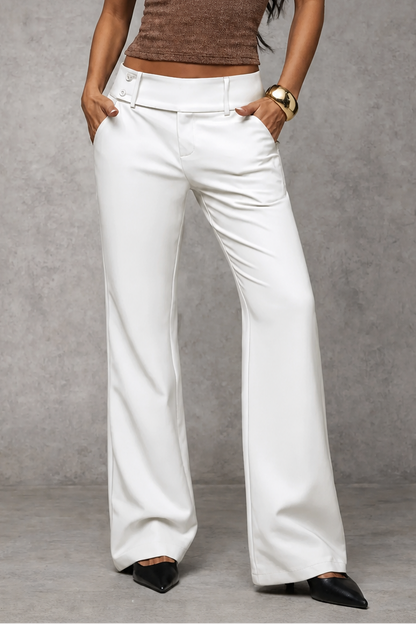 Women's Wide Leg Tailored Trousers