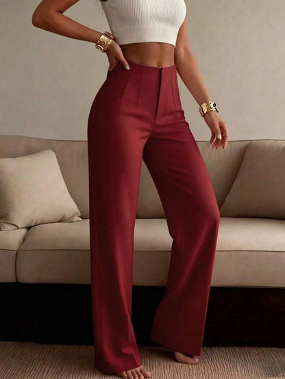 Women's Tailored Wide Leg Trousers