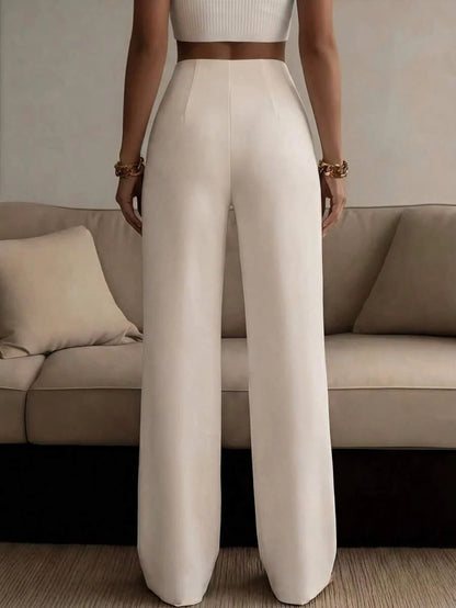 Women's Tailored Wide Leg Trousers