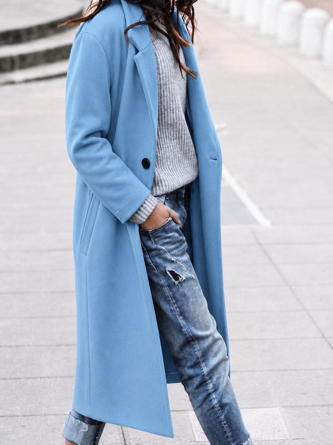 Women's Classic Camel Wool Coat