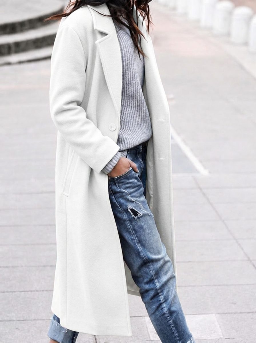 Women's Classic Camel Wool Coat