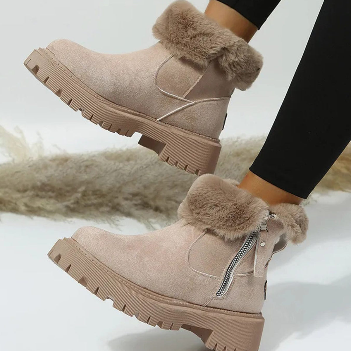 Women's Suede Winter Ankle Boots