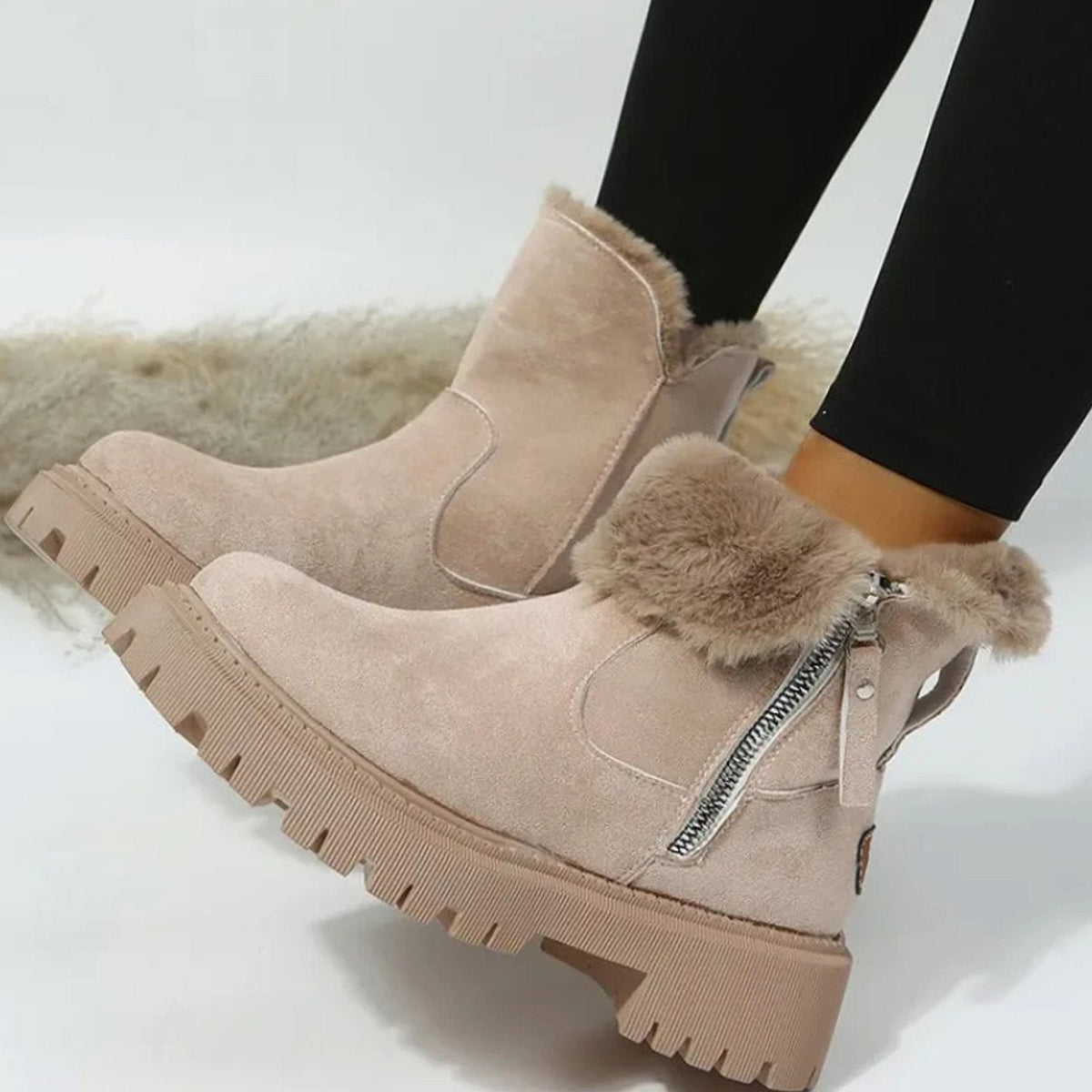 Women's Suede Winter Ankle Boots
