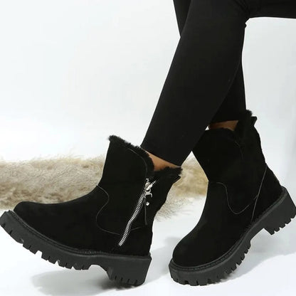Women's Suede Winter Ankle Boots