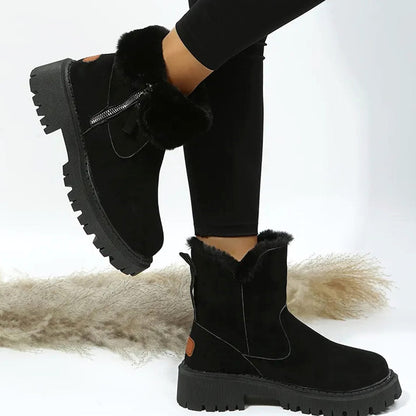 Women's Suede Winter Ankle Boots