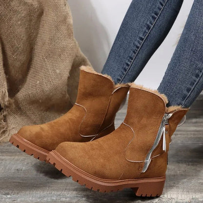 Women's Suede Winter Ankle Boots