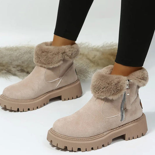 Women's Suede Winter Ankle Boots