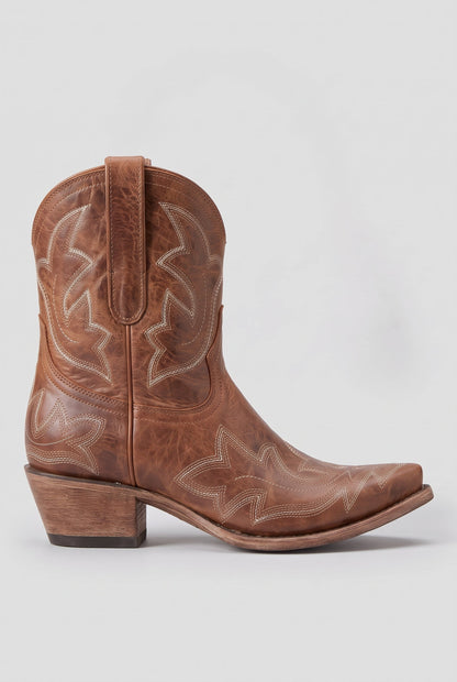 Women's Embroidered Western Ankle Boots