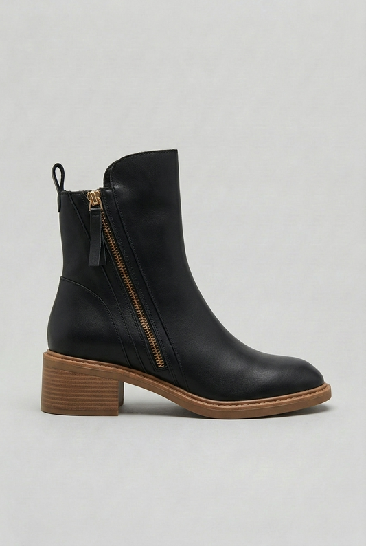 Women's Stylish Block Heel Boots