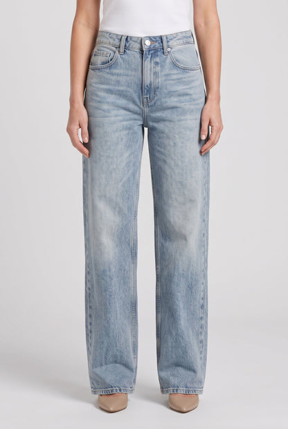 Women's Ripped Straight Leg Jeans