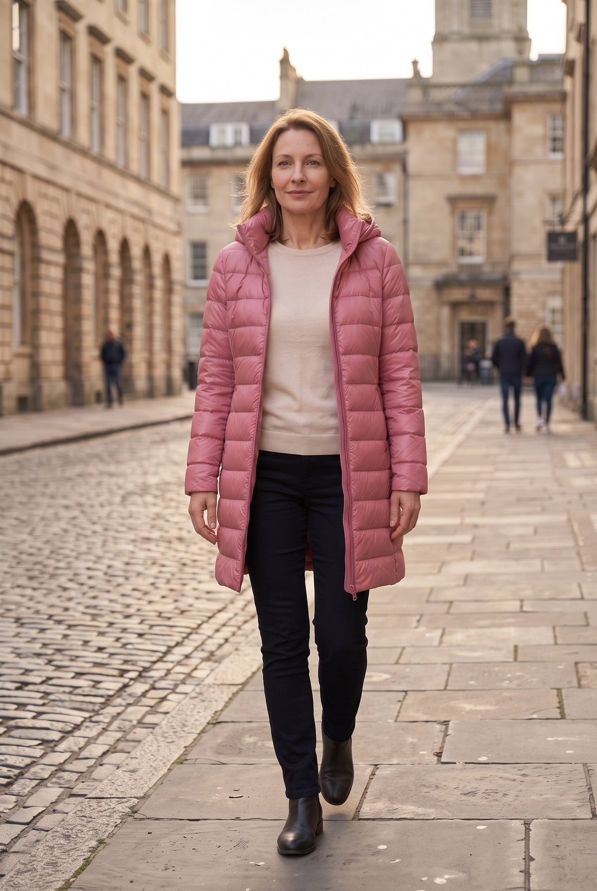 Women's Hooded Longline Puffer Jacket