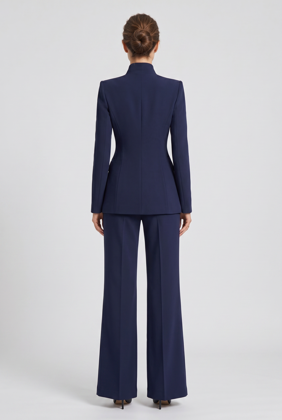Women's High Neck Trouser Set