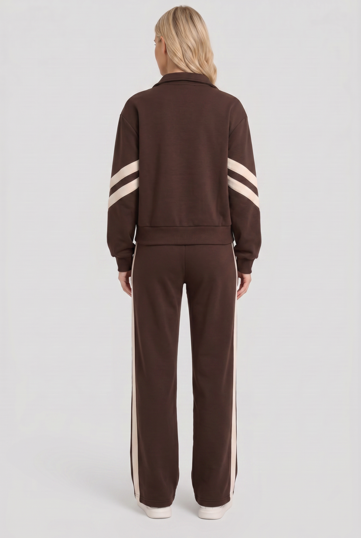 Women's Zip Front Tracksuit Set