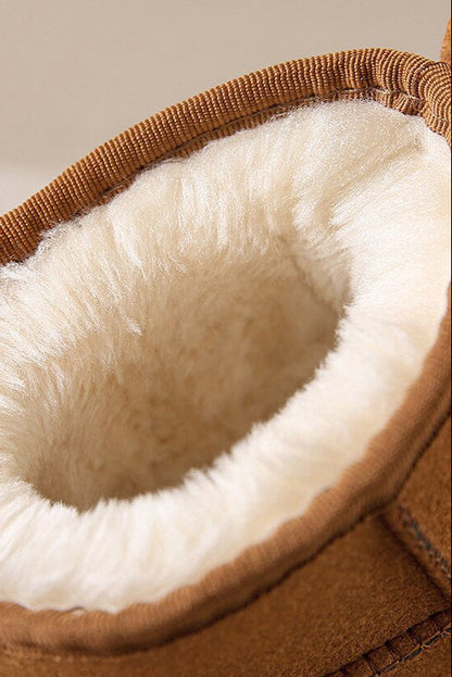 Women's Faux Fur Suede Boots