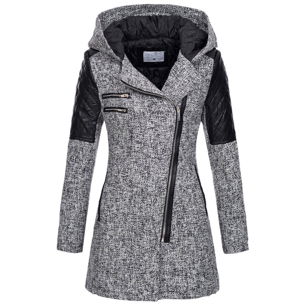 Women's Fitted Hooded Winter Coat