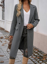 Women's Tailored Long Wool Coat