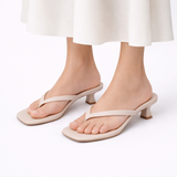Women's Supportive Heeled Summer Slippers